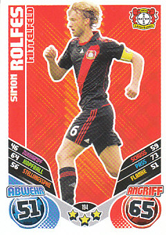 Simon Rolfes Bayer 04 Leverkusen 2011/12 Topps MA Bundesliga #194